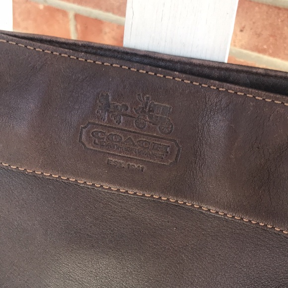 Coach Carly Brown Leather Satchel Hobo - Picture 2 of 10